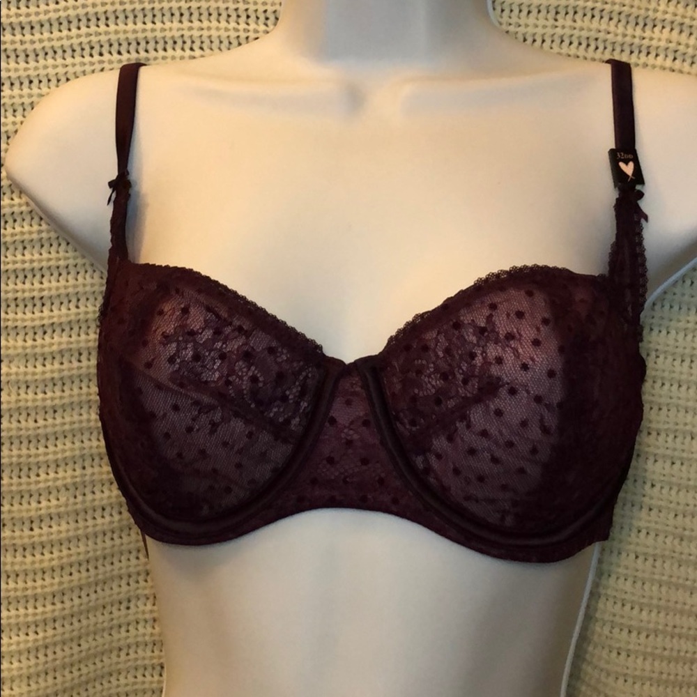 Victoria’s Secret Unlined Balconette Bra, 32DD NWT